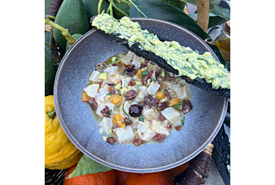 Ceviche de loup de mer aux agrumes