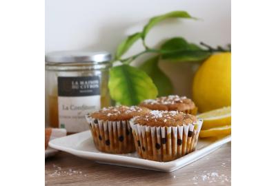 Muffins à la confiture de Citron de Menton IGP
