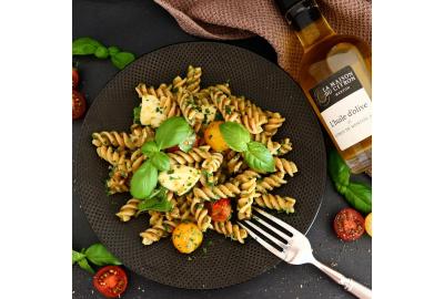 Salade de pâtes à l'huile d'olive et Citron de Menton IGP