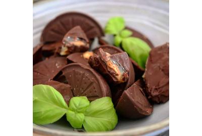 Mini bonbons au chocolat et Citron de Menton IGP