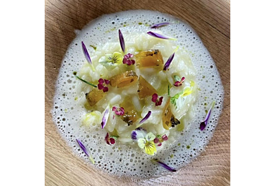 Risotto au Citron de Menton Confit à l'Huile d'Olive Bio