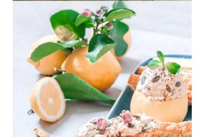 Cake salé au Citron de Menton IGP, graines de Moutarde et de Pavot