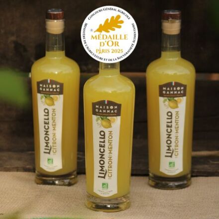 3 bouteilles - Limoncello Bio au Citron de Menton