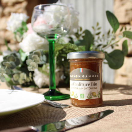Confiture BIO de Citron de Menton BIO 100g - Cadeau invité x 100