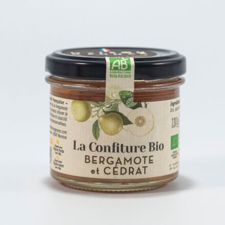 Confiture Bio - Bergamote et Cédrat