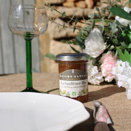 Confiture BIO de Citron de Menton BIO 100g - Cadeau invité x 50
