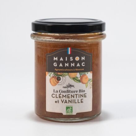 Confiture Bio Clémentine et Vanille