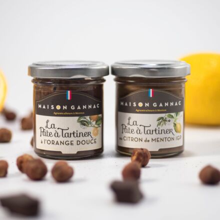 Duo pâte à tartiner - Citron de Menton et Orange douce