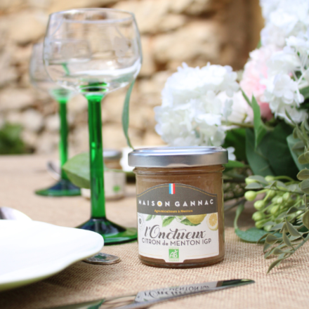 L'Onctueux Bio de Citron de Menton 100g - Cadeau invité x 100