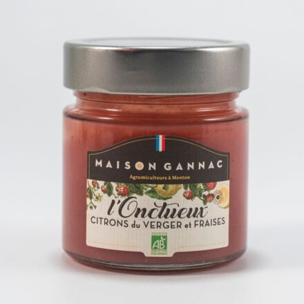 L'Onctueux BIO Citrons de nos vergers et Fraises