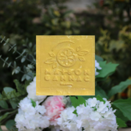 Savon carré citron - cadeau invité x 50