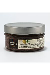 Pâte aux Olives BIO - Olives de Nice AOP et Citron de Menton IGP