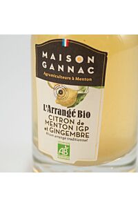 L'Arrangé Bio au Citron de Menton et Gingembre
