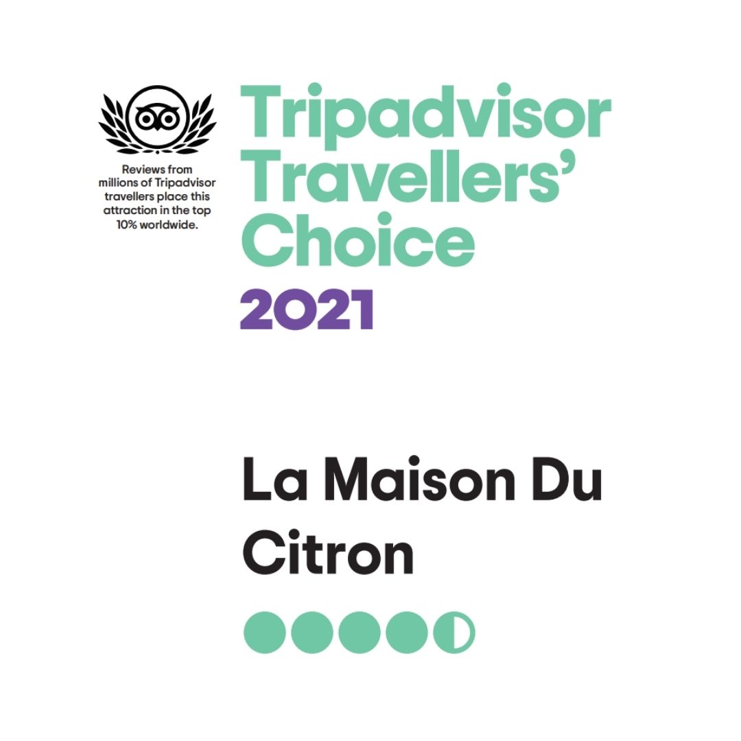 Tripadvisor récompense La Maison du Citron